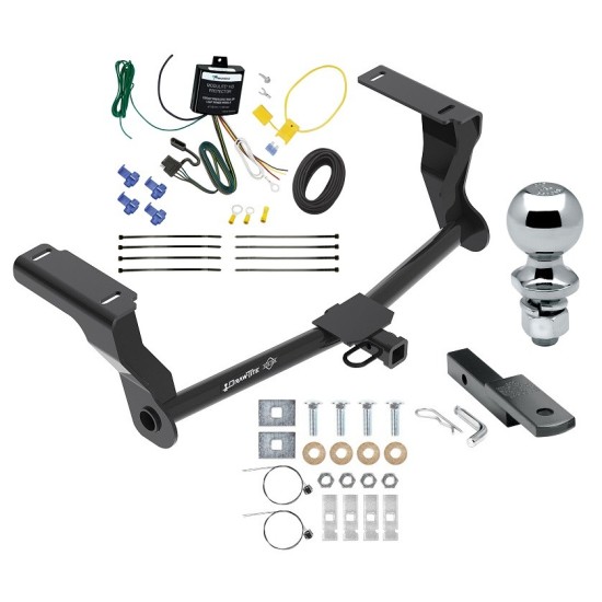 Custom Fit Trailer Hitch Draw-Bar w/ Pin/Clip Wiring Harness (Requires Splicing) 2" Chrome Ball Installation Hardware Installation Instructions 366440 119148 63820 Draw-Tite Trailer Tow Hitch 16-23 Subaru Crosstrek Hybrid Complete Package Wiring Draw Trailer Tow Hitch For 16-23 Subaru Crosstrek Hybrid Complete Package w/ Wiring Draw Bar and 2" Ball