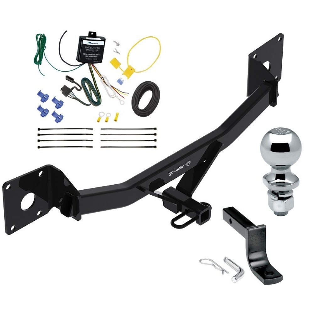 Trailer Tow Hitch For 16-24 Chevy Malibu Premier New Body Style 17-20 Buick LaCrosse Complete Package w/ Wiring Draw Bar and 2" Ball Trailer Tow Hitch For 16-24 Chevy Malibu Premier New Body Style 17-20 Buick LaCrosse Complete Package w/ Wiring Draw Bar and 2" Ball