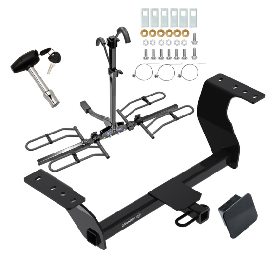 Custom Fit Trailer Hitch2 Bike Carrier Rail Rack Security Lock Pin Rubber Hitch Plug Cover Installation Hardware Installation Instructions 36671 63134 580407 2211 Draw-Tite Trailer Tow Hitch 19-22 Subaruester Platform Style 2 Bike Rack Hitch Lock and Co Trailer Tow Hitch For 19-25 Subaru Forester Platform Style 2 Bike Rack Hitch Lock and Cover