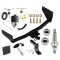Trailer Tow Hitch For 19-24 Toyota RAV4 Ultimate Package w/ Wiring Draw Bar Kit Interchange 2" 1-7/8" Ball Lock and Cover