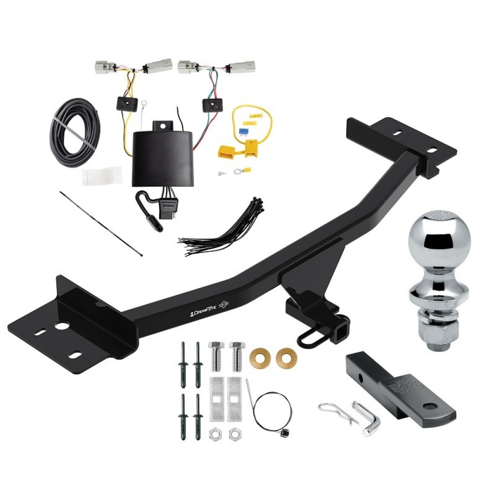Custom Fit Trailer Hitch Draw-Bar w/ Pin/Clip Wiring Harness (Plug & Play) 1-7/8" Chrome Ball Installation Hardware Installation Instructions 367870 118817 63810 Draw-Tite Trailer Tow Hitch 20-23 Lincoln Aviator Complete Package Wiring Draw Bar Trailer Tow Hitch For 20-24 Lincoln Aviator Complete Package w/ Wiring Draw Bar and 1-7/8" Ball