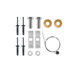Trailer Tow Hitch Hardware Fastener Kit For 20-24 Ford Explorer Lincoln Aviator Class 2 1-1/4" Towing Receiver Trailer Tow Hitch Hardware Fastener Kit For 20-24 Ford Explorer Lincoln Aviator Class 2 1-1/4" Towing Receiver