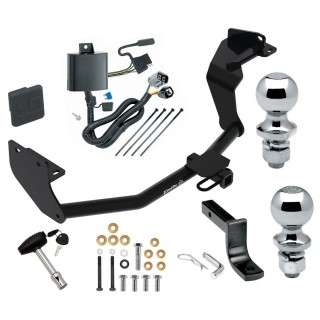 Custom Fit Trailer Hitch Draw-Bar w/ Pin/Clip Wiring Harness (Plug & Play) 1-7/8" and 2" Chrome Ball Security Lock Pin Rubber Hitch Plug Cover Installation Hardware Installation Instructions 371320 118269 63820 63810 580407 2211 Draw-Tite T Trailer Tow Hitch For 16-20 KIA Sorento w/ V6 Engine Deluxe Package Wiring 2" and 1-7/8" Ball and Lock