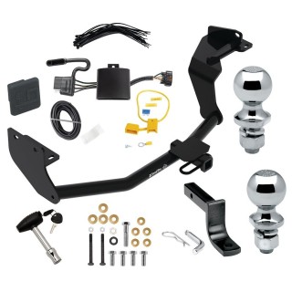 Trailer Tow Hitch For 19 20 Hyundai Santa Fe Except XL Models Deluxe Package Wiring 2 and 1 7 8 Ball and Lock TrailerJacks