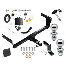 Trailer Tow Hitch For 21-24 Nissan Rogue Deluxe Package Wiring 2" and 1-7/8" Ball and Lock Trailer Tow Hitch For 21-24 Nissan Rogue Deluxe Package Wiring 2" and 1-7/8" Ball and Lock