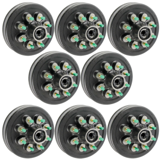 Lippert 8K Threaded Hybrid Trailer Brake Hub – Dexter, Al-Ko, Rockwell Compatible, 8-on-6.5, 9/16″ Studs