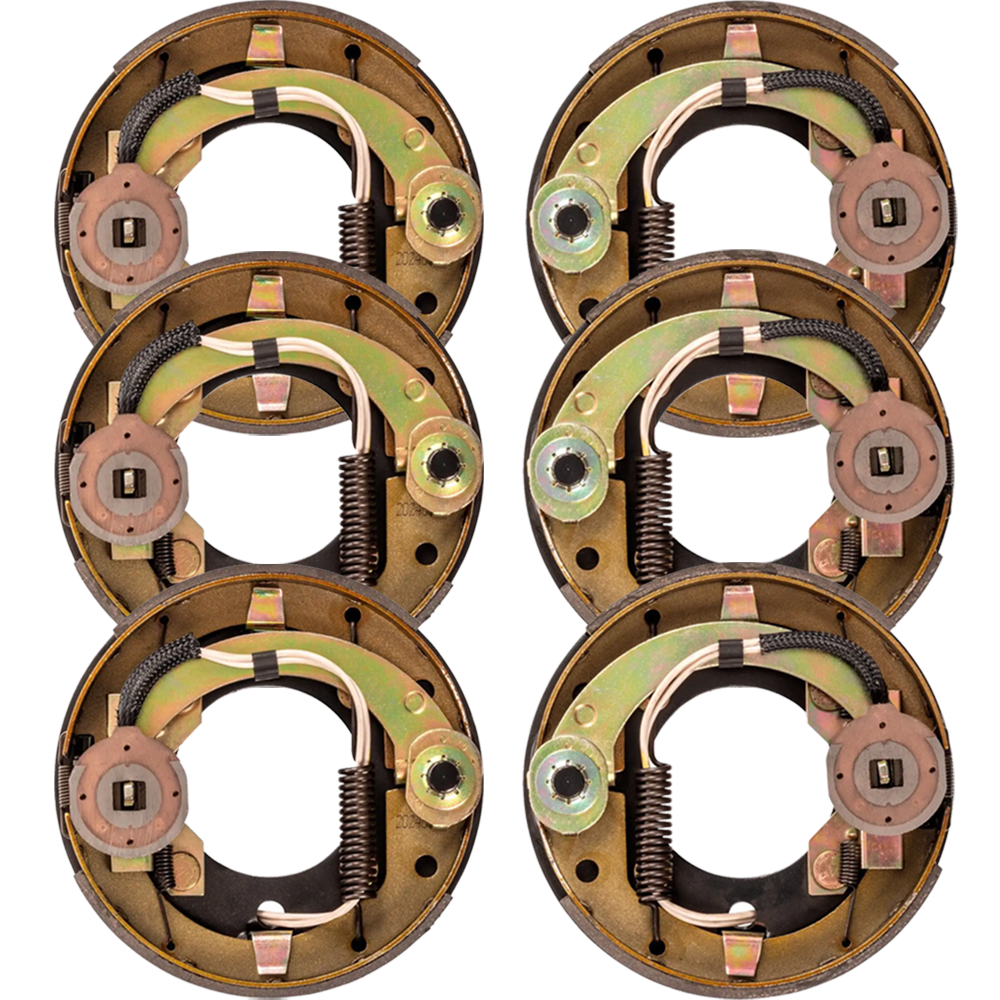 Lippert 7 x 1.25 Electric Trailer Brake and Hub Kit, 5 on 4.5 Bolt Pattern, 2200 lb, Triple Axle – 6 Brakes & 6 Hubs