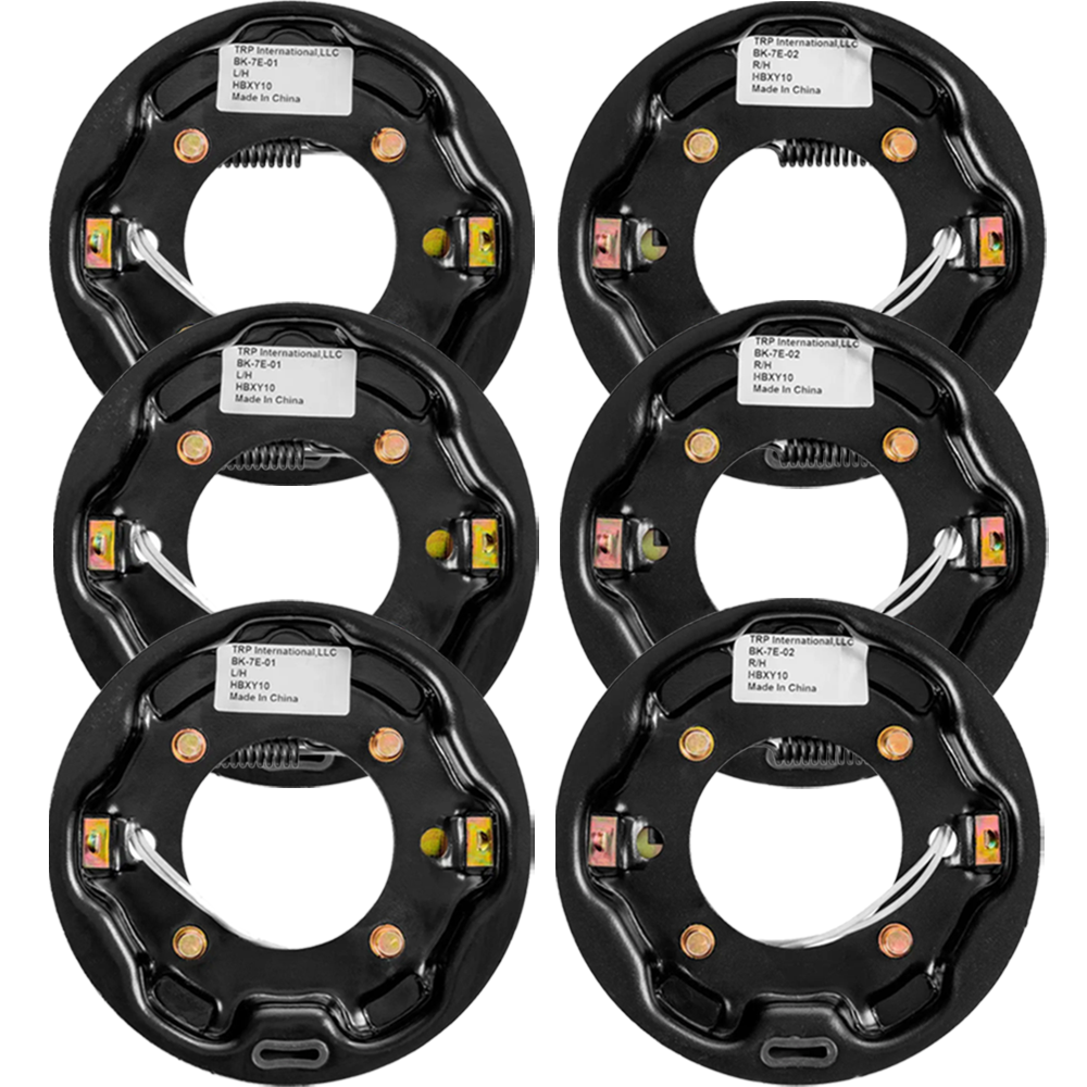 Lippert 7 x 1.25 Electric Trailer Brake and Hub Kit, 5 on 4.5 Bolt Pattern, 2200 lb, Triple Axle – 6 Brakes & 6 Hubs