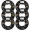 Lippert 7 x 1.25 Electric Trailer Brake and Hub Kit, 5 on 4.5 Bolt Pattern, 2200 lb, Triple Axle – 6 Brakes & 6 Hubs