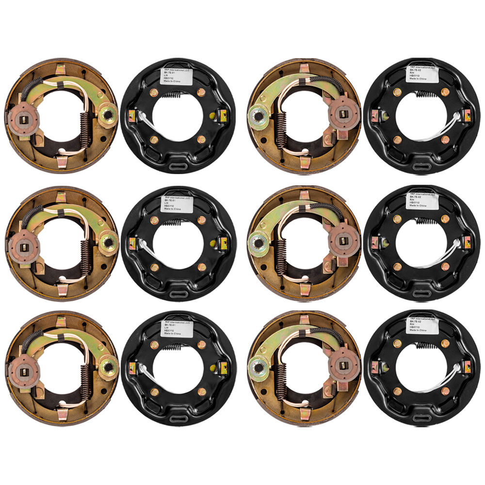 Lippert Triple-Axle 7 Inch x 1.25 Inch 2,200-lb Electric Brake and Hub Kit