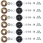 Lippert Triple-Axle 7 Inch x 1.25 Inch 2,200-lb Electric Brake and Hub Kit