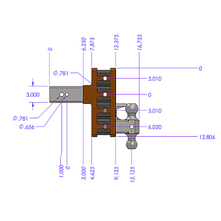 GEN-Y Mega-Duty 32K 9" Drop Dual-Ball Trailer Hitch GEN-Y Mega-Duty 32K 9 inch drop adjustable dual-ball trailer hitch