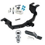 Trailer Tow Hitch For 19-23 Chevy Silverado 1500 19-22 GMC Sierra 1500 2" Receiver Complete Package w/ Wiring and 1-7/8" Ball Trailer Tow Hitch For 19-23 Chevy Silverado 1500 19-22 GMC Sierra 1500 2" Receiver Complete Package w/ Wiring and 1-7/8" Ball