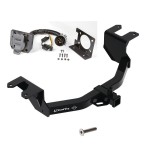 Trailer Hitch w/ Wiring Kit For 19-23 Chevy GMC Silverado Sierra 1500 New Body Style 7-Way Pin Blade RV 4-Flat Plug Harness Light w/ Bracket Class 4 Trailer Hitch w/ Wiring Kit For 19-23 Chevy GMC Silverado Sierra 1500 New Body Style 7-Way Pin Blade RV 4-Flat Plug Harness Light w/ Bracket Class 4