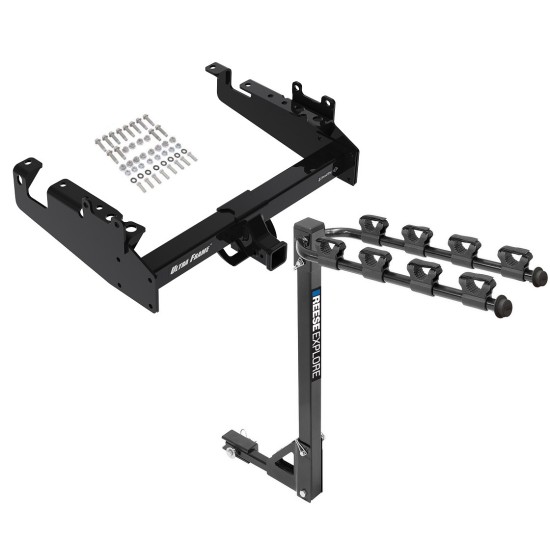Custom Fit Trailer Hitch 4 Bike Carrier Installation Hardware Installation Instructions 41953 1393100G Draw-Tite Trailer Tow Hitch 19-23 F-350 F-450 F-550 Cab and Chassis Tilt Away Adult or Child Arms Fold Down 4 Bike Carrier 19 20 21 22 23 2019 2020 2021 Trailer Tow Hitch For 19-23 Ford F-350 F-450 F-550 Cab and Chassis Tilt Away Adult or Child Arms Fold Down 4 Bike Carrier