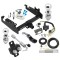 Trailer Tow Hitch For 19-24 Ford F-350 F-450 F-550 Cab and Chassis w/ w/ 7-Way Wiring Kit 2-5/16" and 2" Ball 8.5" Long 2" Drop Draw Bar and Towing Lock Trailer Tow Hitch For 19-24 Ford F-350 F-450 F-550 Cab and Chassis w/ w/ 7-Way Wiring Kit 2-5/16" and 2" Ball 8.5" Long 2" Drop Draw Bar and Towing Lock