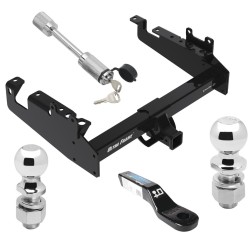Trailer Tow Hitch For 19-24 Ford F-350 F-450 F-550 Cab and Chassis w/ 2-5/16" and 2" Ball 8.5" Long 2" Drop Draw Bar and Towing Lock Trailer Tow Hitch For 19-24 Ford F-350 F-450 F-550 Cab and Chassis w/ 2-5/16" and 2" Ball 8.5" Long 2" Drop Draw Bar and Towing Lock
