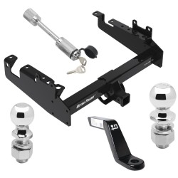 Trailer Tow Hitch For 19-24 Ford F-350 F-450 F-550 Cab and Chassis w/ 2-5/16" and 2" Ball 10.25" Long 6" Drop Draw Bar and Towing Lock Trailer Tow Hitch For 19-24 Ford F-350 F-450 F-550 Cab and Chassis w/ 2-5/16" and 2" Ball 10.25" Long 6" Drop Draw Bar and Towing Lock