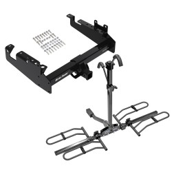 Trailer Tow Hitch For 19-24 Ford F-350 F-450 F-550 Cab and Chassis w/ Platform Style 2 Bike Rack Trailer Tow Hitch For 19-24 Ford F-350 F-450 F-550 Cab and Chassis w/ Platform Style 2 Bike Rack