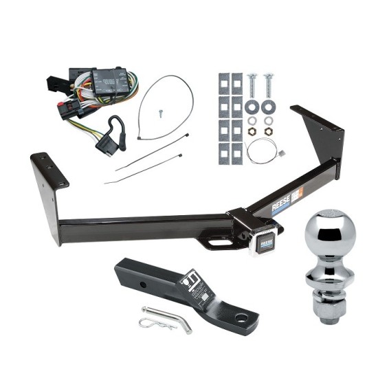 Custom Fit Trailer Hitch Wiring Harness (Plug & Play) 2" Drop Ball-Mount w/ Pin/Clip 1-7/8" Chrome Ball Installation Hardware Installation Instructions 44006 118334 23 63816 Reese Trailer Tow Hitch 96-00 Chrysler Town Country Dodge Grand Ca Reese Trailer Tow Hitch For 96-00 Chrysler Town Country Dodge Grand Caravan PKG w/ Wiring and 1-7/8" Ball
