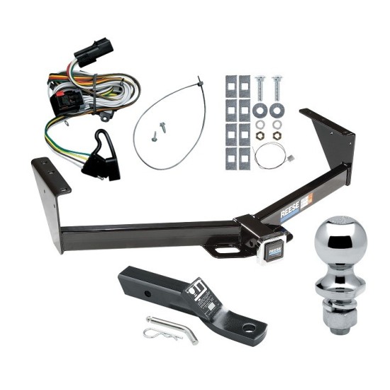 Custom Fit Trailer Hitch Wiring Harness (Plug & Play) 2" Drop Ball-Mount w/ Pin/Clip 1-7/8" Chrome Ball Installation Hardware Installation Instructions 44006 118376 23 63816 Reese Trailer Tow Hitch 01-03 Chrysler Town Country Voyager Dodge Reese Trailer Tow Hitch For 01-03 Chrysler Town Country Voyager Dodge Grand Caravan PKG w/ Wiring and 1-7/8" Ball