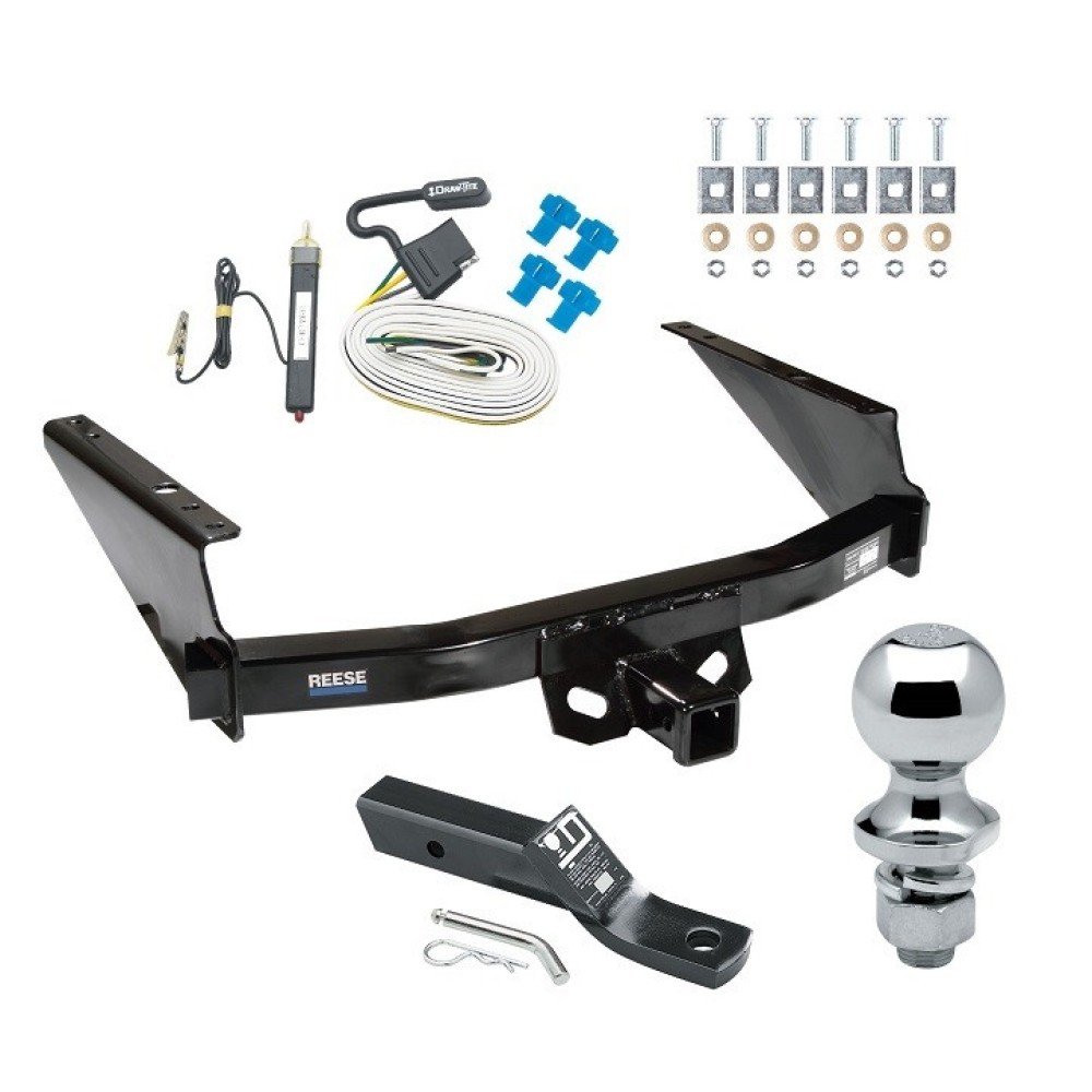 Custom Fit Trailer Hitch Wiring Harness (Requires Splicing) 2" Drop Ball-Mount w/ Pin/Clip 1-7/8" Chrome Ball Installation Hardware Installation Instructions 44007 20252 23 63816 Reese Trailer Tow Hitch 97-03 F150 2004 Heritage Styleside 97-99 Reese Trailer Tow Hitch For 97-03 F150 2004 Heritage Styleside 97-99 F250 Complete Package w/ Wiring and 1-7/8" Ball