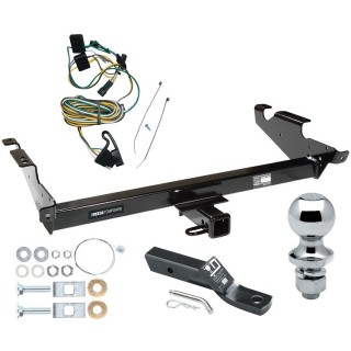 Custom Fit Trailer Hitch Wiring Harness (Plug & Play) 2" Drop Ball-Mount w/ Pin/Clip 1-7/8" Chrome Ball Installation Hardware Installation Instructions 44011 118338 23 63816 Reese Trailer Tow Hitch 87-95 Chevy G10 G20 G30 GMC G1500 G2500 G3 Reese Trailer Tow Hitch For 87-95 Chevy G10 G20 G30 GMC G1500 G2500 G3500 Package w/ Wiring and 1-7/8" Ball