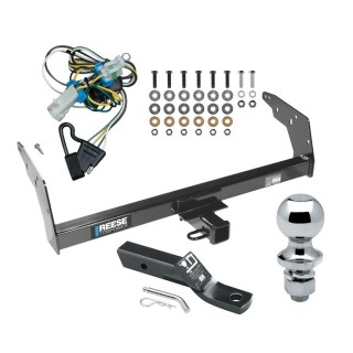 Custom Fit Trailer Hitch Wiring Harness (Plug & Play) 2" Drop Ball-Mount w/ Pin/Clip 1-7/8" Chrome Ball Installation Hardware Installation Instructions 44062 118359 23 63816 Reese Trailer Tow Hitch 98-04 Chevy S10 GMC Sonoma Isuzu Hombre w/ Reese Trailer Tow Hitch For 98-04 Chevy S10 GMC Sonoma Isuzu Hombre w/Step Bumper PKG w/ Wiring and 1-7/8" Ball