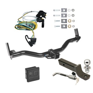 Custom Fit Trailer Hitch Wiring Harness (Plug & Play) 2" Drop Ball-Mount w/ Locking Pin/Clip 2" Chrome Ball Rubber Hitch Plug Cover Installation Hardware Installation Instructions 44067 118344 7005111 7010 Reese Trailer Tow Hitch 01-03 Explo Reese Trailer Tow Hitch For 01-03 Ford Explorer Sport Deluxe Package Wiring 2" Ball Mount and Lock