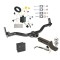 Reese Trailer Tow Hitch For 95-01 Ford Explorer 97-01 Mercury Mountaineer Deluxe Package Wiring 2" Ball Mount and Lock