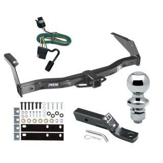 Custom Fit Trailer Hitch Wiring Harness (Plug & Play) 2" Drop Ball-Mount w/ Pin/Clip 1-7/8" Chrome Ball Installation Hardware Installation Instructions 44094 118328 23 63816 Reese Trailer Tow Hitch 93-98 Dodge Van B150 B1500 B250 B2500 B350 Reese Trailer Tow Hitch For 93-98 Dodge Van B150 B1500 B250 B2500 B350 B3500 Complete Package w/ Wiring and 1-7/8" Ball
