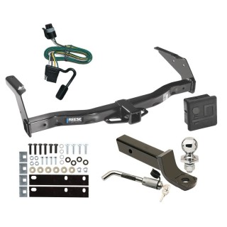 Custom Fit Trailer Hitch Wiring Harness (Plug & Play) 2" Drop Ball-Mount w/ Locking Pin/Clip 2" Chrome Ball Rubber Hitch Plug Cover Installation Hardware Installation Instructions 44094 118328 7005111 7010 Reese Trailer Tow Hitch 93-98 Dodg Reese Trailer Tow Hitch For 93-98 Dodge Van B150 B1500 B250 B2500 B350 B3500 Deluxe Package Wiring 2" Ball Mount and Lock