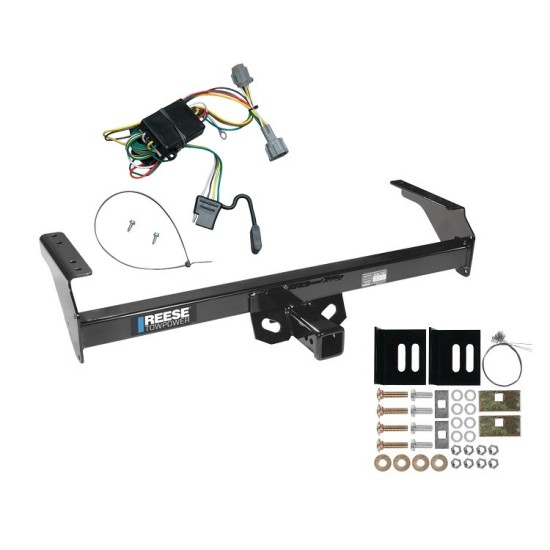 Reese Trailer Tow Hitch For 98-04 Nissan Frontier w/ Wiring Harness Kit Reese Trailer Tow Hitch For 98-04 Nissan Frontier w/ Wiring Harness Kit