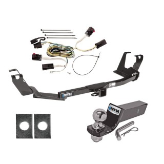 Custom Fit Trailer Hitch Wiring Harness (Plug & Play) 2" Drop Ball-Mount w/ Pin/Clip 1-7/8" Chrome Ball Installation Hardware Installation Instructions  75305 118300 23 63816 Draw-Tite Trailer Tow Hitch 05-07 Chrysler Town & Country Dodg Reese Trailer Tow Hitch For 05-07 Chrysler Town & Country Dodge Grand Caravan w/Stow & Go Seats Complete Package w/ Wiring and 2" Ball