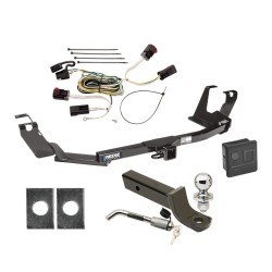 Reese Trailer Tow Hitch For 05-07 Chrysler Town & Country Dodge Grand Caravan w/Stow & Go Seats Deluxe Package Wiring 2" Ball Mount and Lock Reese Trailer Tow Hitch For 05-07 Chrysler Town & Country Dodge Grand Caravan w/Stow & Go Seats Deluxe Package Wiring 2" Ball Mount and Lock