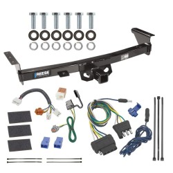 For 2005-2023 Nissan Frontier Trailer Hitch Tow PKG w/ 5-Flat Wiring Harness By Reese Towpower
