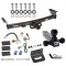 For 2005-2023 Nissan Frontier Trailer Hitch Tow PKG w/ 4-Flat Wiring Harness + Triple Ball Ball Mount 1-7/8" & 2" & 2-5/16" Trailer Balls + Pin/Clip + Wiring Bracket By Reese Towpower