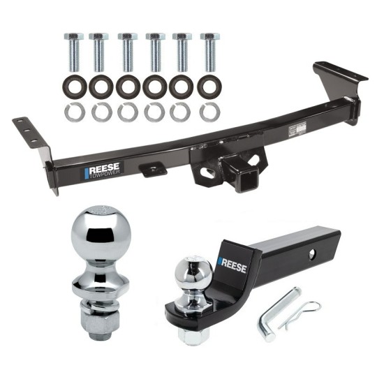 For 2005-2024 Nissan Frontier Trailer Hitch Tow PKG w/ Starter Kit Ball Mount w/ 2" Drop & 2" Ball + 1-7/8" Ball By Reese Towpower For 2005-2024 Nissan Frontier Trailer Hitch Tow PKG w/ Starter Kit Ball Mount w/ 2" Drop & 2" Ball + 1-7/8" Ball By Reese Towpower