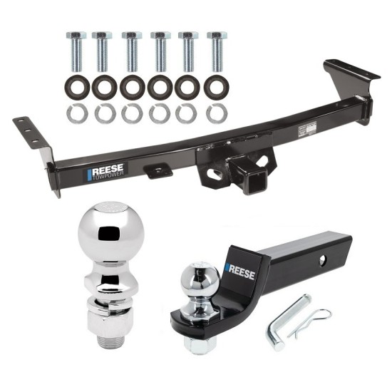 For 2005-2024 Nissan Frontier Trailer Hitch Tow PKG w/ Starter Kit Ball Mount w/ 2" Drop & 2" Ball + 2-5/16" Ball By Reese Towpower For 2005-2024 Nissan Frontier Trailer Hitch Tow PKG w/ Starter Kit Ball Mount w/ 2" Drop & 2" Ball + 2-5/16" Ball By Reese Towpower