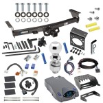For 2005-2024 Nissan Frontier Trailer Hitch Tow PKG w/ 8K Round Bar Weight Distribution Hitch w/ 2-5/16" Ball + 2" Ball + Pin/Clip + Tekonsha Prodigy P2 Brake Control + Plug & Play BC Adapter + 7-Way RV Wiring By Reese Towpower For 2005-2024 Nissan Frontier Trailer Hitch Tow PKG w/ 8K Round Bar Weight Distribution Hitch w/ 2-5/16" Ball + 2" Ball + Pin/Clip + Tekonsha Prodigy P2 Brake Control + Plug & Play BC Adapter + 7-Way RV Wiring By Reese Towpower