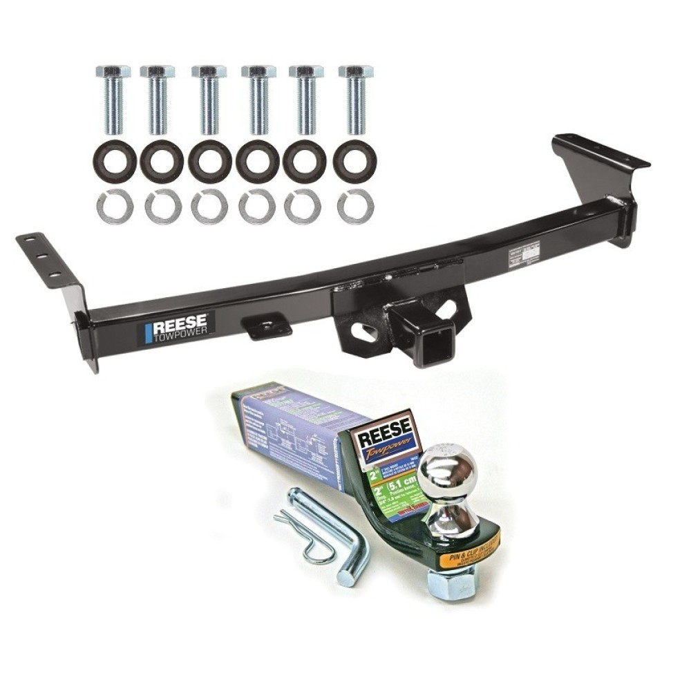 For 2005-2024 Nissan Frontier Trailer Hitch Tow PKG w/ Starter Kit Ball Mount w/ 2" Drop & 1-7/8" Ball By Reese Towpower For 2005-2024 Nissan Frontier Trailer Hitch Tow PKG w/ Starter Kit Ball Mount w/ 2" Drop & 1-7/8" Ball By Reese Towpower