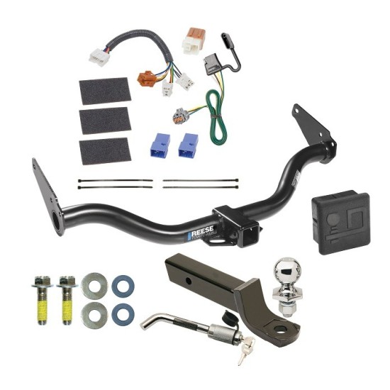 Custom Fit Trailer Hitch Wiring Harness (Plug & Play) 2" Drop Ball-Mount w/ Pin/Clip 1-7/8" Chrome Ball Installation Hardware Installation Instructions 75291 118525 23 63816 Draw-Tite Trailer Tow Hitch 05-15 Nissan Xterra Complete Package W Reese Trailer Tow Hitch For 05-15 Nissan Xterra Deluxe Package Wiring 2" Ball Mount and Lock