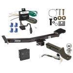 Custom Fit Trailer Hitch Wiring Harness (Requires Splicing) 2" Drop Ball-Mount w/ Locking Pin/Clip 2" Chrome Ball Rubber Hitch Plug Cover Installation Hardware Installation Instructions 44546 119178 7005111 7010 Reese Trailer Tow Hitch 00-07 Toy Reese Trailer Tow Hitch For 00-07 Toyota Land Cruiser Lexus LX470 Deluxe Package Wiring 2" Ball Mount and Lock