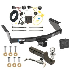 Reese Trailer Tow Hitch For 07-12 Dodge Nitro Deluxe Package Wiring 2" Ball Mount and Lock Reese Trailer Tow Hitch For 07-12 Dodge Nitro Deluxe Package Wiring 2" Ball Mount and Lock