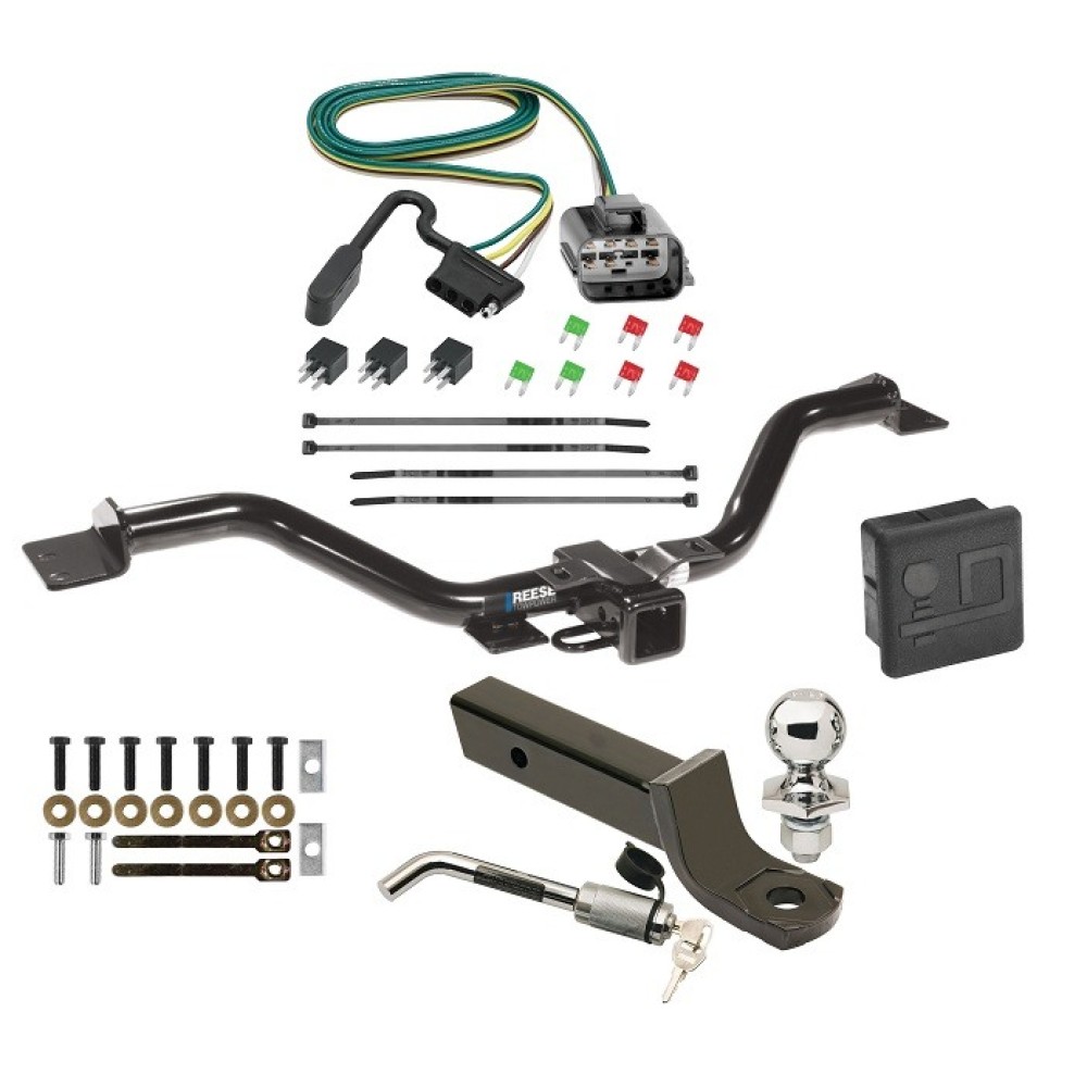 Custom Fit Trailer Hitch Wiring Harness (Plug & Play) 2" Drop Ball-Mount w/ Pin/Clip 1-7/8" Chrome Ball Installation Hardware Installation Instructions 75528 118270 23 63816 Draw-Tite Trailer Tow Hitch 13-17 Buick Enclave Chevy Traverse GMC Reese Trailer Tow Hitch For 13-17 Buick Enclave Chevy Traverse GMC Acadia Deluxe Package Wiring 2" Ball Mount and Lock