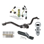 Custom Fit Trailer Hitch Wiring Harness (Plug & Play) 2" Drop Ball-Mount w/ Pin/Clip 1-7/8" Chrome Ball Installation Hardware Installation Instructions 75528118450 23 63816 2008 2009 2010 2011 2012 08 09 10 11 12 Buick Enclave Draw-Tite Tra Reese Trailer Tow Hitch For 08-12 Buick Enclave Chevy Traverse Complete Package w/ Wiring and 1-7/8" Ball