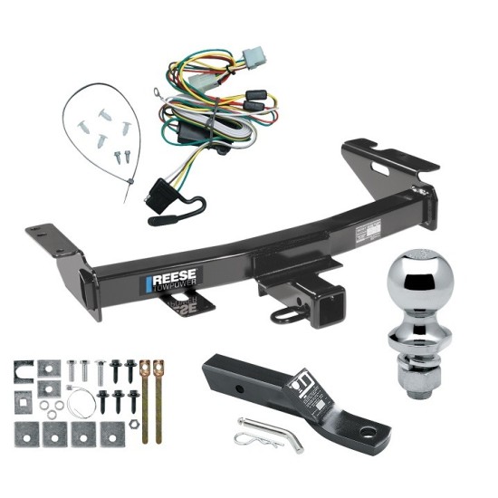 Custom Fit Trailer Hitch Wiring Harness (Plug & Play) 2" Drop Ball-Mount w/ Pin/Clip 1-7/8" Chrome Ball Installation Hardware Installation Instructions 75278 118355 23 63816 Draw-Tite Trailer Tow Hitch 97-05 Chevy Venture Oldsmobile Silhoue Reese Trailer Tow Hitch For 97-05 Chevy Venture Oldsmobile Silhouette Pontiac Trans Sport Montana Complete Package w/ Wiring and 1-7/8" Ball