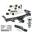 Custom Fit Trailer Hitch Wiring Harness (Plug & Play) 2" Drop Ball-Mount w/ Pin/Clip 1-7/8" Chrome Ball Installation Hardware Installation Instructions 75278 118396 23 63816 Draw-Tite Trailer Tow Hitch 05-09 Chevy Uplander Pontiac Montana S Reese Trailer Tow Hitch For 05-09 Chevy Uplander Pontiac Montana SV6 Buick Terraza Saturn Relay Complete Package w/ Wiring and 1-7/8" Ball