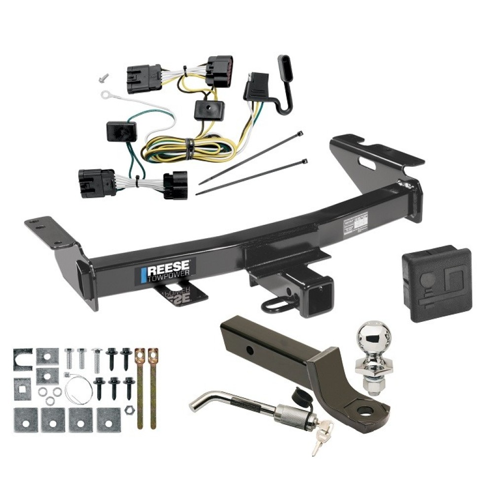 Custom Fit Trailer Hitch Wiring Harness (Plug & Play) 2" Drop Ball-Mount w/ Pin/Clip 1-7/8" Chrome Ball Installation Hardware Installation Instructions 75278 118396 23 63816 Draw-Tite Trailer Tow Hitch 05-09 Chevy Uplander Pontiac Montana S Reese Trailer Tow Hitch For 05-09 Chevy Uplander Pontiac Montana SV6 Buick Terraza Saturn Relay Deluxe Package Wiring 2" Ball Mount and Lock
