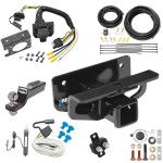 Trailer Hitch Tow Package w/ 7-Way RV Wiring For 03-18 Dodge Ram 1500 19-23 (Classic) 03-09 2500 3500 w/ 2" Drop Mount 2" Ball Class 4 2" Receiver Reese Trailer Hitch Tow Package w/ 7-Way RV Wiring For 03-18 Dodge Ram 1500 19-23 (Classic) 03-09 2500 3500 w/ 2" Drop Mount 2" Ball Class 4 2" Receiver Reese
